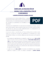 Tarifa Minima Vigente Camara Inmobiliaria Al 20MAYO2020