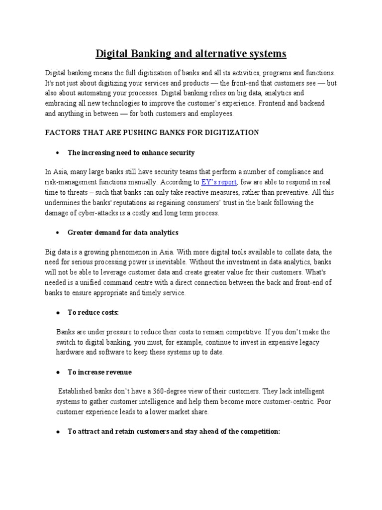 Digital Banking and FinTech Innovations | PDF | Financial Technology ...
