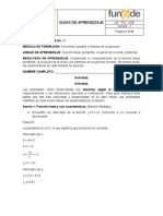 9.1 Guía Didácica 7, M. Función Lineal y Sistemas de Ecuaciones