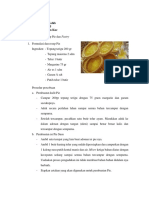 Ahmad Habib - 170305015 - Tugas II - Formulasi Dan Resep Pie Dan Pastry