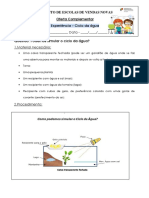 Ciclo da Água Simulação