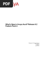 What's New in Avaya Aura Release 6.2 Feature Pack 4