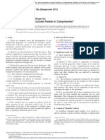 Wood-Based Structural Panels in Compression: Standard Test Methods For