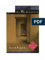 Jewish Meditation Aryeh Kaplan Traducido Español