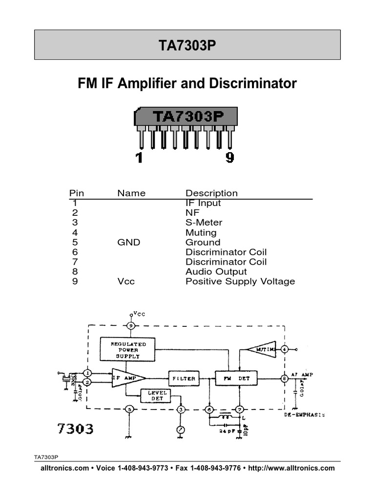 Radio TA7303 | PDF