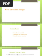 Unit 4: User Interface Design