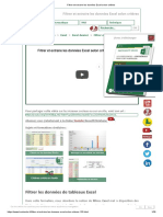 Filtrer Et Extraire Les Données Excel Selon Critères