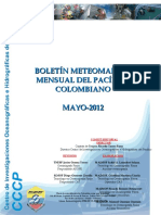 Boletin Meteomarino Mensual Mayo - 2012