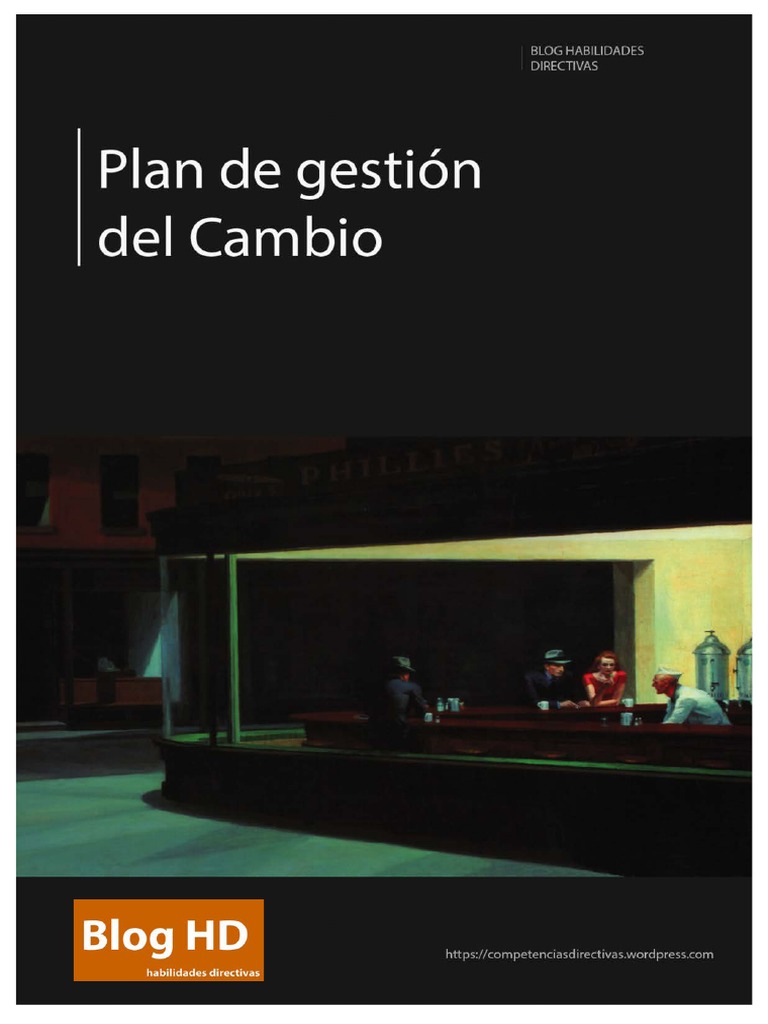 Plan de Gestión del Cambio Organizacional | PDF | Planificación | Diseño