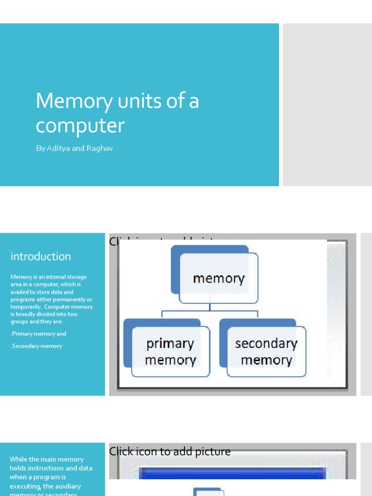 Computer Memory Explained | PDF | Read Only Memory | Computer Data Storage
