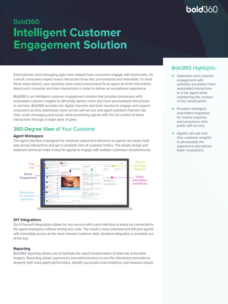 Brochure Bold360 Agent Overview - Datasheet PDF | PDF | Facebook ...