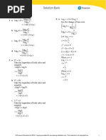 Exercise 3E: 1 Log Log