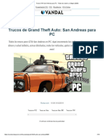 Trucos GTA San Andreas para PC - Todas Las Claves y Códigos (2020)