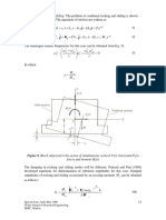 Combined Rocking and Sliding: The Problem of Combined Rocking and Sliding Is Shown