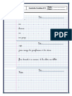 Date: Nom: Contrôle Continu N°2 3aep Semestre: 1