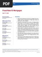 (Bank of America) Fixed-Rate IO Mortgages