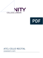 ATCL Cello Exam Pieces Examiner's Score Really Final