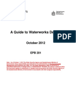 Guide To Water Work Design