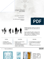 Returning To Workspace Post COVID: How To Handle Existing Facility? What Can Be Done?