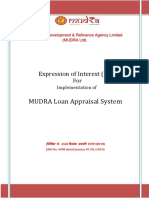 MUDRA Loan Appraisal System: Expression of Interest (EOI)