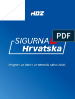 HDZ 2020 - Sigurna Hrvatska Program