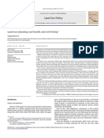 (Barton, 2009) Land Use Planning and Health and Well-Being' Land Use Policy