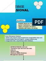 Database Relasional untuk Sistem Manajemen S&S