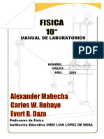 GUÍA DE LABORATORIO N°1. INDAGACIÓN. Laboratorio Movimiento Rectilíneo Uniforme. 2020