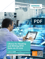 Library For Reading and Writing RFID Data Via IO-Link: SIMATIC S7-1500/ S7-1200/ S7-400/ S7-300, SIMATIC RF200 Reader