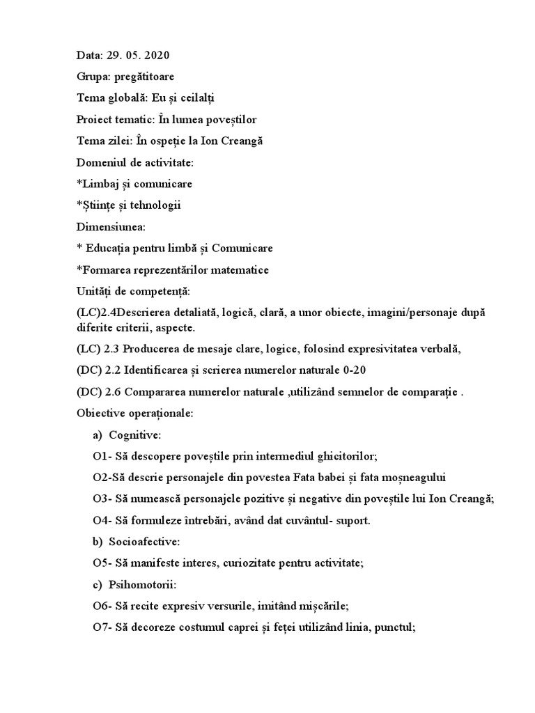 Model de Proiect | PDF