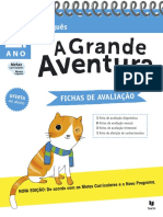 Fichas de Avaliação Português 2.º Ano Grande Aventura PDF