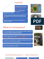 What Is Coronavirus?: Coronaviruses (Cov) Are A Large Family of Viruses That Cause Illness in