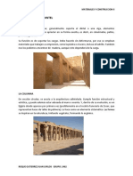 Pilares, columnas y dinteles en construcción