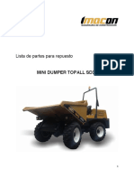 Lista de Partes para Repuesto MINI DUMPER TOPALL SD30 PDF