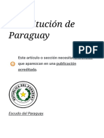 Constitución de Paraguay - Wikipedia, La Enciclopedia Libre