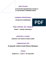 Relato Sobre El Trabajo Colaborativo