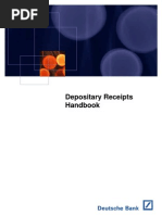[Deutsche Bank] Depositary Receipts Handbook