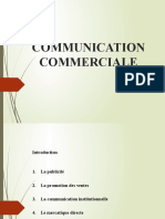 COMMUNICATION COMMERCIALE