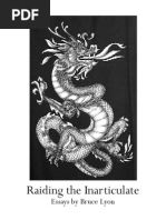 Download Raiding the Inarticulate - Bruce Lyon by Max Vietri SN46488280 doc pdf