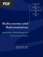 Alker, HR - Rediscoveries and Reformulations, Humanistic Methodologies For International Studies PDF