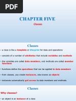 Chapter Five: Classes