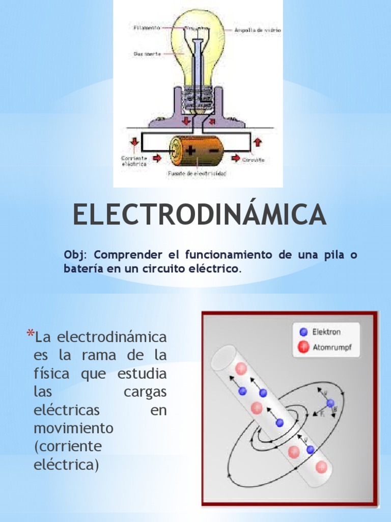 ELECTRODINÁMICA | PDF | Electricidad | Corriente eléctrica