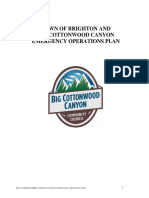 Town of Brighton Big Cottonwood Canyon Emergency Operations Plan