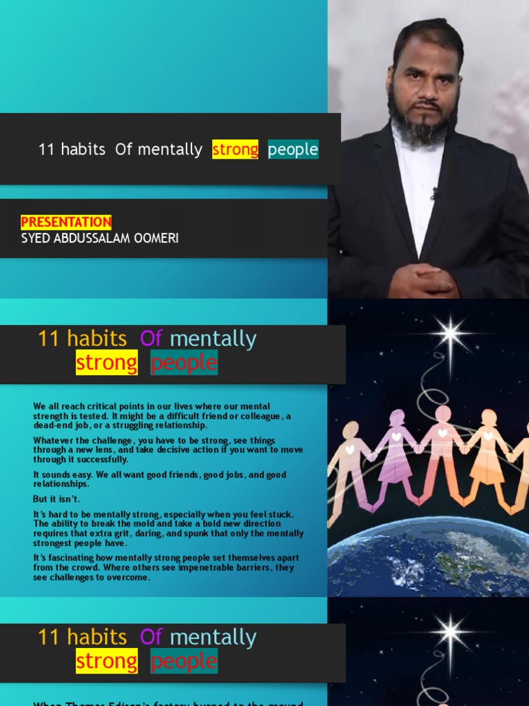 11 Habits of Mentally Strong People | PDF | Emotional Intelligence | Sleep