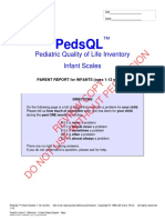 RC - PedsQL Infant All - Eng USori