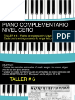 Taller # 6 Piano Nivel Cero