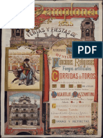 Ferias y Fiestas de San Fermín 1885