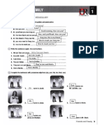 Brief introductions and descriptions of family members and friends