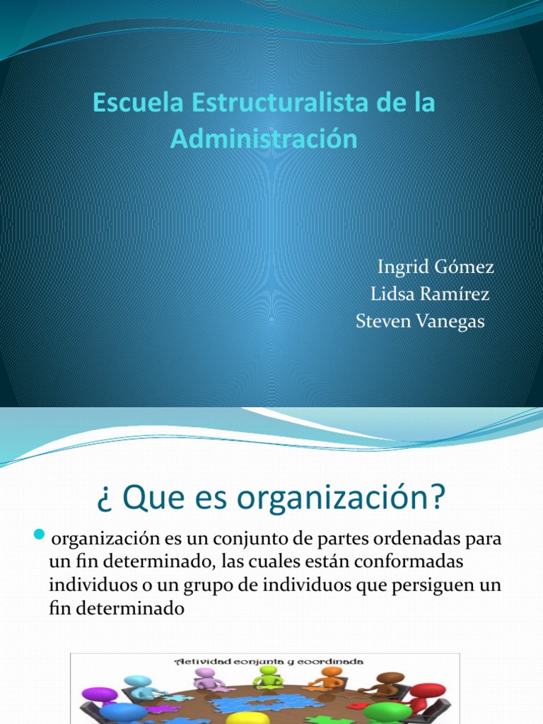 Escuela Estructuralista de La Administración PDF Max Weber Burocracia