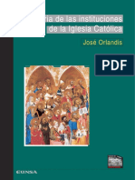 Orlandis, José - Historia de Las Instituciones de La Iglésia Católica